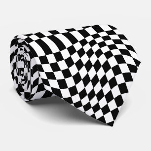 Groovy Chequerboard, Y2K 90s Tie