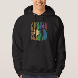 Groovy CHOOSE KIND Retro Anti Bullying Choose Kind Hoodie