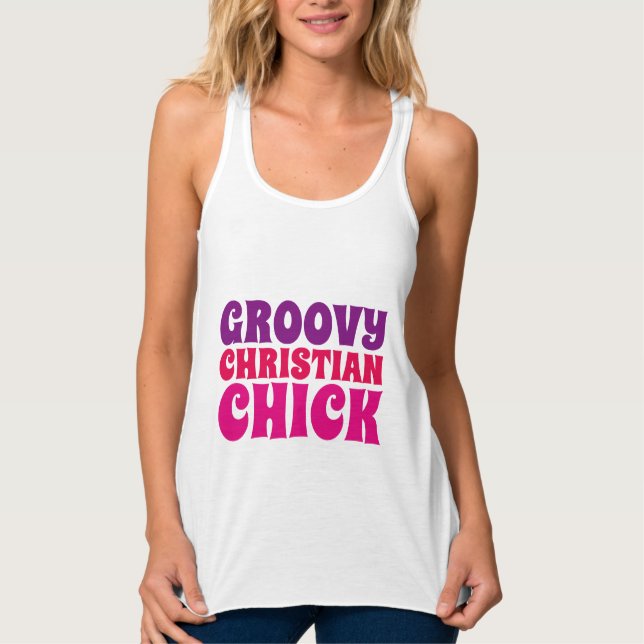 GROOVY CHRISTIAN CHICK T-shirts (Front)