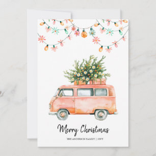Groovy christmas 70s Christmas card