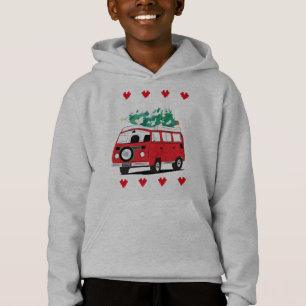 groovy christmas car