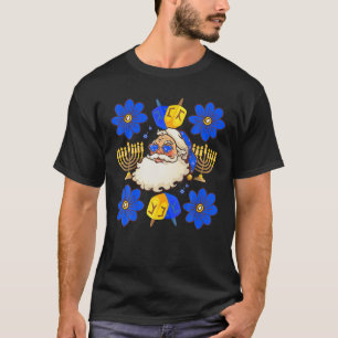 Groovy Christmas Hanukkah Santa Claus Chrismukkah T-Shirt