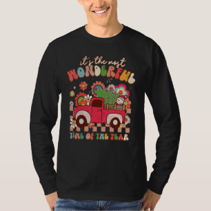 Groovy Christmas It's The Most Wonderful Time Of T T-Shirt