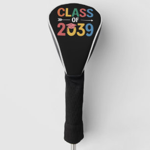 Groovy Class Of 2039 Graduation Senior 2039 Golf Head Cover