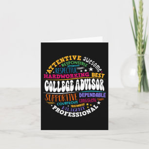 Groovy College Advisor Appreciation Week Back To S Card