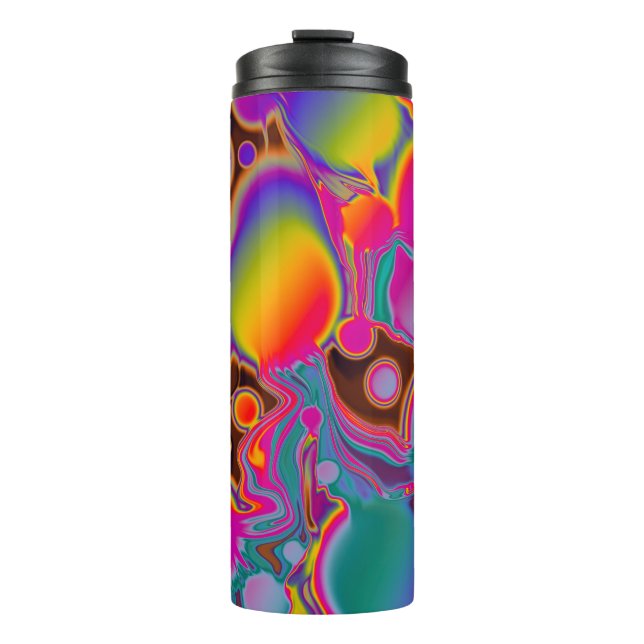 Groovy Colour Burst Thermal Tumbler (Front)