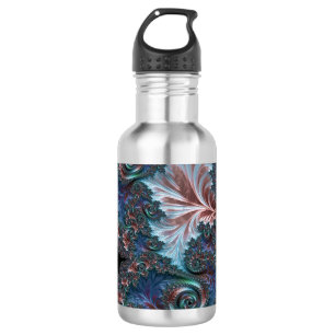 Groovy Colourful Boho Hippie Mandelbrot Fractal Ar 532 Ml Water Bottle