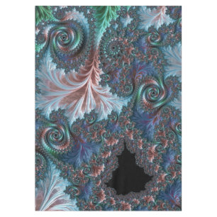 Groovy Colourful Boho Hippie Mandelbrot Fractal Ar Tablecloth