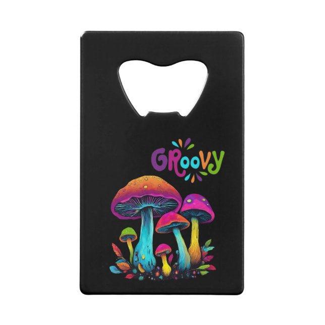 Groovy Colourful Psychedelic Mushrooms (Front)