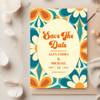 Groovy Colourful Unique Retro Wedding