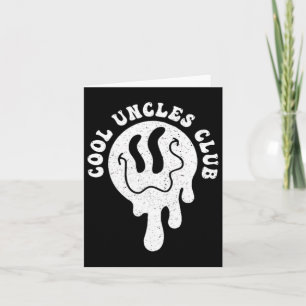 Groovy Cool Uncles Club Retro Uncle Fathers Day Ha Card