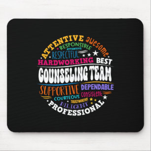 Groovy Counseling Team Appreciation Ck To School Mouse Pad