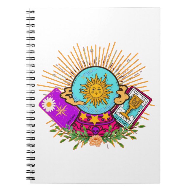 Groovy Crystal Ball Notebook (Front)