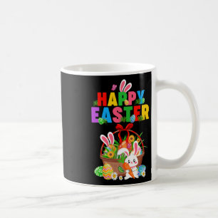 Groovy Cute Bunny Easter Egg Bysket Easter Day Gir Coffee Mug