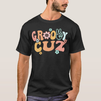 Groovy Cuz Cousin Matching Family 1St Birthday Par T-Shirt