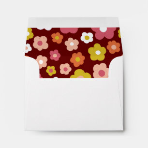 Groovy Daisies Cute Custom Baby Shower Birthday Envelope