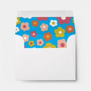 Groovy Daisies Cute Custom Baby Shower Birthday Envelope