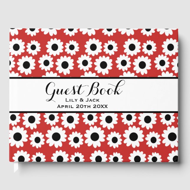 Groovy Daisies Guest Book (Front)
