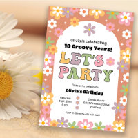 Groovy Daisies Hippie Girl's Birthday