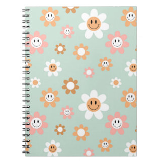 Groovy Daisies Spiral Notebook