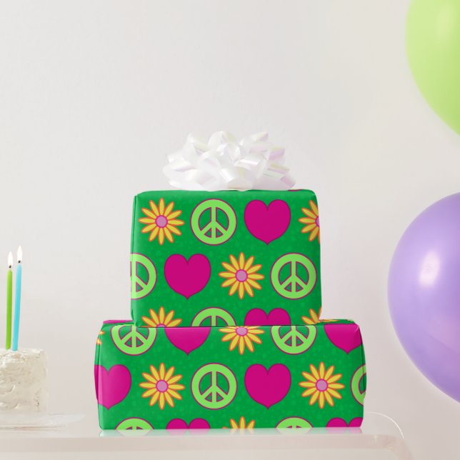 Groovy Daisies Wrapping Paper (Party Gifts)