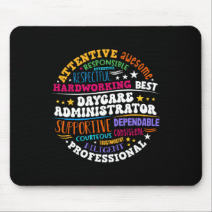Groovy Daycare Administrator Childcare Provider Af Mouse Pad