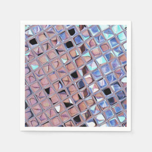 Groovy Disco Ball Mirror Ball Disco Globe Napkin