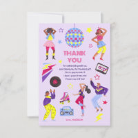 Groovy Disco Lila Party Retro 80s Girls