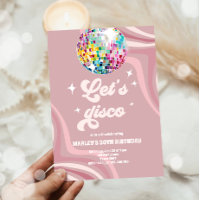 Groovy Disco Party Retro 70s Let's Disco Birthday