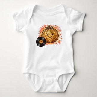 Groovy Disco Pumpkin Retro Halloween Baby T-Shirt Bodysuit