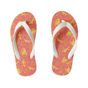 Groovy Disco Scooby-Doo Pattern Kid's Jandals