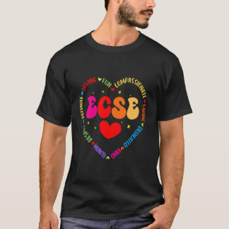 Groovy Early Childhood Special Education SPED ECSE T-Shirt