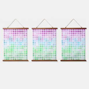 Groovy Eclectic Boho Abstract Toric Pride Flag Hanging Tapestry