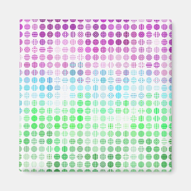 Groovy Eclectic Boho Abstract Toric Pride Flag Magnet (Front)