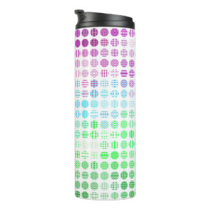 Groovy Eclectic Boho Abstract Toric Pride Flag Thermal Tumbler