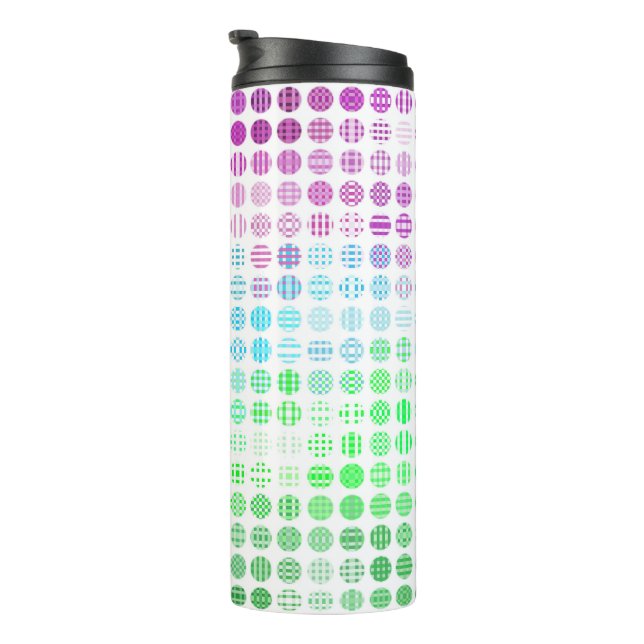 Groovy Eclectic Boho Abstract Toric Pride Flag Thermal Tumbler (Rotated Right)