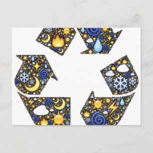 Groovy Ecology Postcard