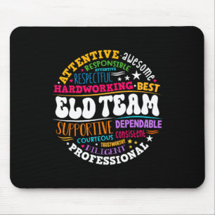 Groovy Eld Team Crew English Language Development  Mouse Pad