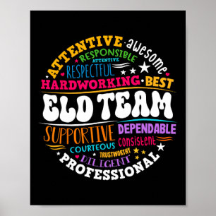 Groovy Eld Team Crew English Language Development  Poster