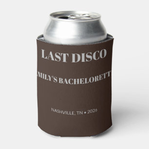 Groovy Espresso Last Disco Bachelorette Can Cooler