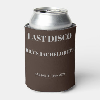 Groovy Espresso Last Disco Bachelorette Can Cooler