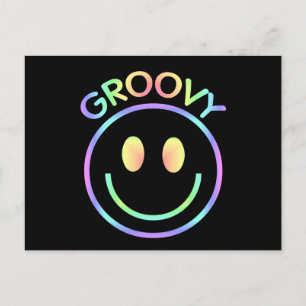 Groovy Face Postcard