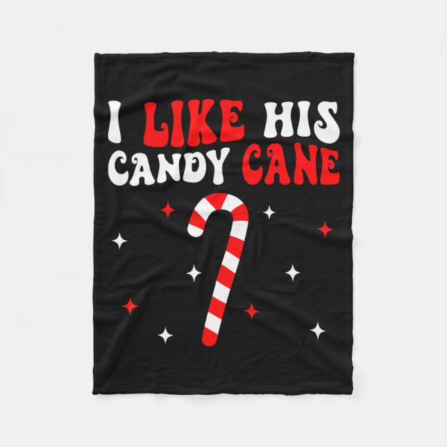 Groovy Family Christmas Couple Matching Funny Tee  Fleece Blanket (Front)