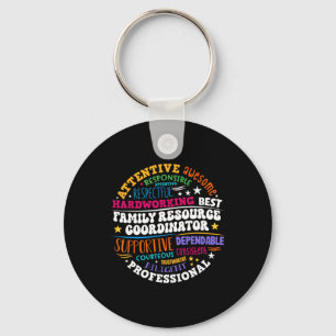 Groovy Family Resource Coordinator Appreciation  Key Ring