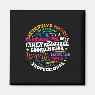 Groovy Family Resource Coordinator Appreciation  Magnet