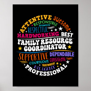 Groovy Family Resource Coordinator Appreciation  Poster