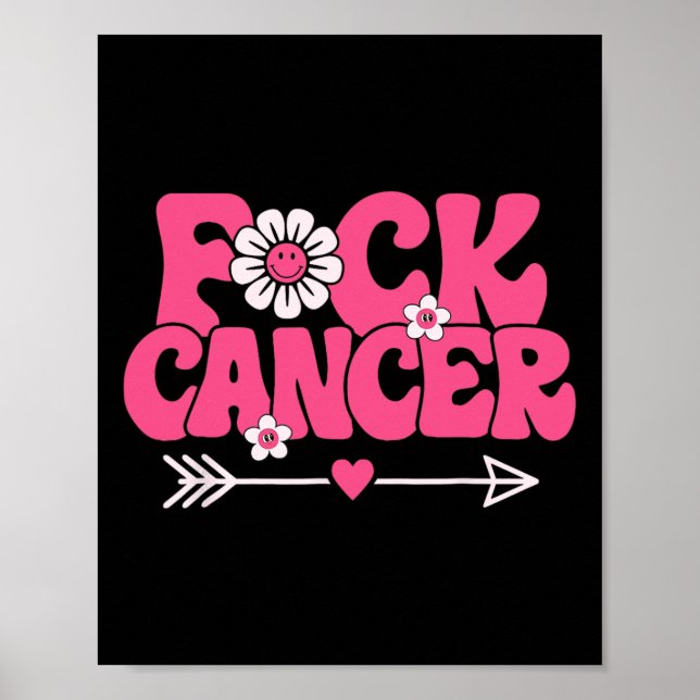 Groovy Fck Cancer  Poster (Front)
