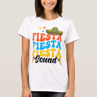 Groovy Fiesta Squad Cinco De Mayo Mexican Fiesta 2 T-Shirt