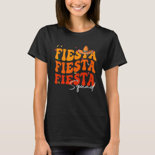 Groovy Fiesta Squad Cinco De Mayo Mexican Fiesta 5 T-Shirt