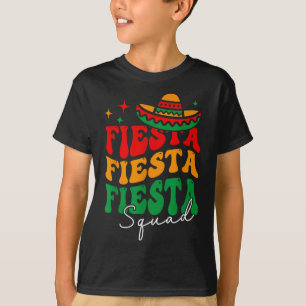 Groovy Fiesta Squad Cinco De Mayo Mexican Fiesta 5 T-Shirt